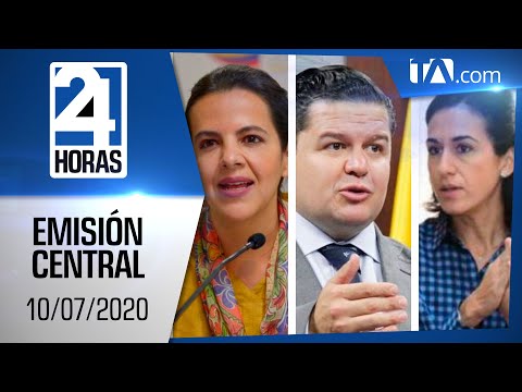 Noticias Ecuador: Noticiero 24 Horas, 10/07/2020 (Emisión Central)