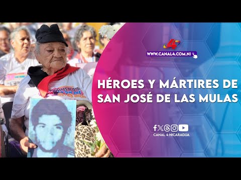 Juventud Sandinista rinde homenaje a Héroes y Mártires de San José de las Mulas