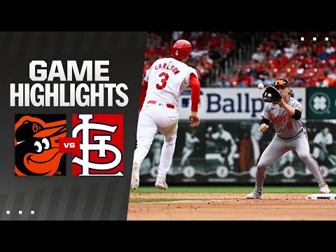 Orioles vs. Cardinals Game Highlights (5/22/24) | MLB Highlights