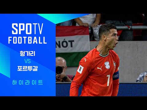 [월드컵 유럽 예선] 헝가리 vs 포르투갈ㅣ3분 하이라이트 (09.10)