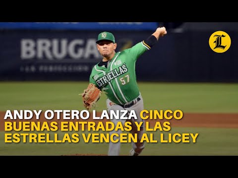 Andy Otero lanza cinco buenas entradas y las Estrellas vencen al Licey