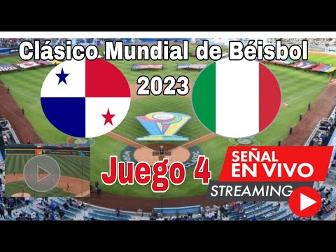 Panama vs Italia en vivo, juego 4 Clásico Mundial de Béisbol 2023