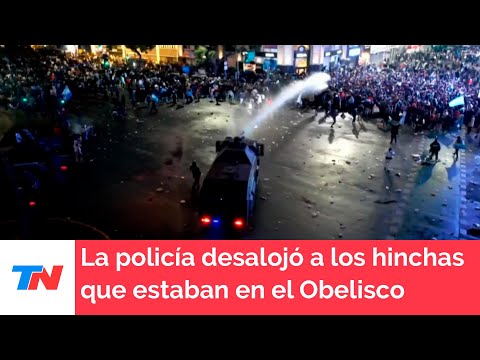 Copa América: hubo incidentes durante los festejos en el Obelisco