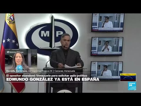 Informe desde Caracas: fiscal general se pronunció sobre la salida de Edmundo González del país