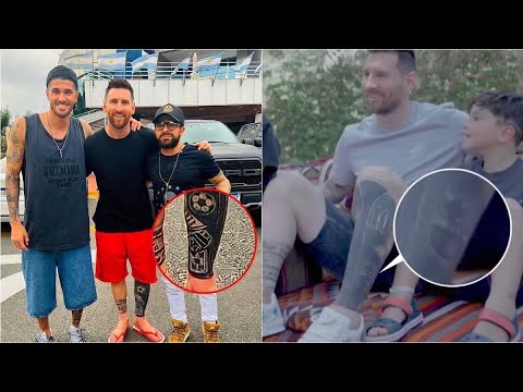 Lionel Messi se tatuó el escudo del FC Barcelona y generó polémica