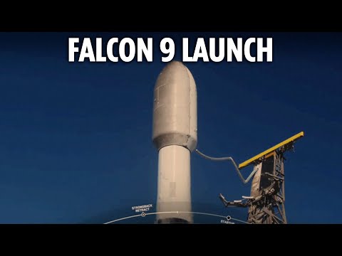 LIVE:  SpaceX Falcon 9 launches from Vandenberg Space Force Base