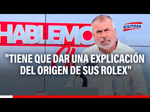 Nicolás Lúcar: Hasta el día de hoy Boluarte no nos da una explicación del origen de sus Rolex