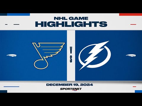 NHL Highlights | Blues vs. Lightning - December 19, 2024