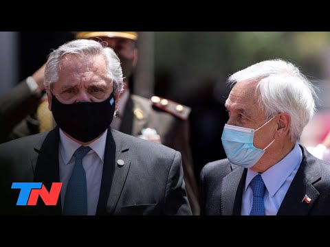 Alberto Fernández, en la visita a Piñera en Chile: Somos países indisolublemente hermanados