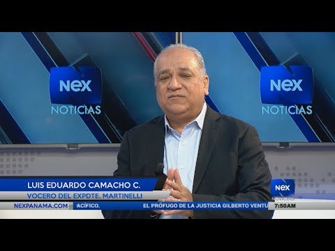 Entrevista a Luis Eduardo Camacho, sobre el nuevo partido político Martinelista