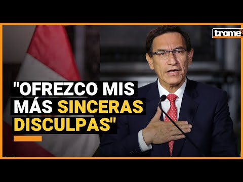 VIZCARRA pide disculpas: “Lo que hay aquí es la traición de alguien de mi entorno”