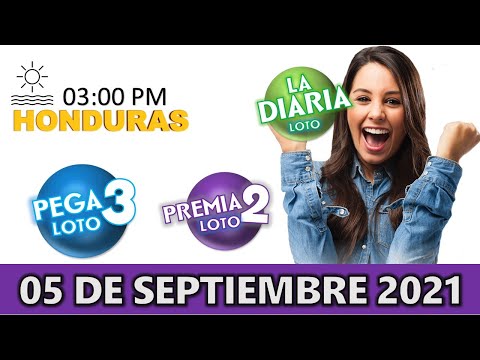 Sorteo 04 PM Loto Honduras, La Diaria, Pega 3, Premia 2, DOMINGO 05 de septiembre 2021 |?