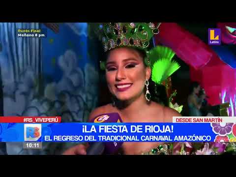 ¡La fiesta en Rioja! El regreso del tradicional carnaval amazónico