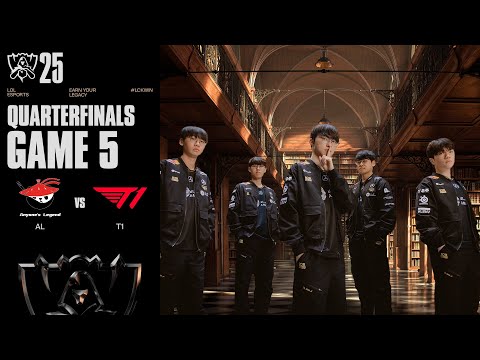 어허, 정숙. | AL vs T1 게임 5 하이라이트 | 녹아웃 8강 Day4 | 2025 월드 챔피언십
