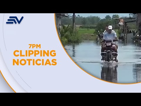 Río Chilintomo: por su desbordamiento sectores en Babahoyo están inundados | Televistazo | Ecuavisa