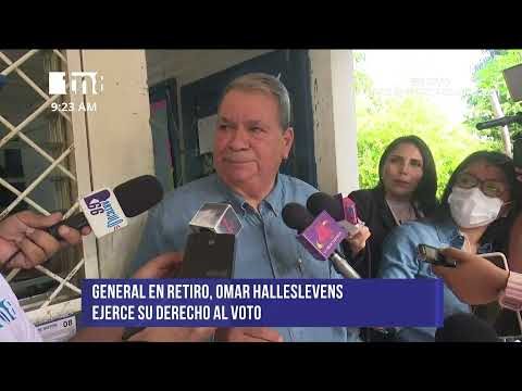 Omar Halleslevens, asesor presidencial, participa en Elecciones Nicaragua 2021