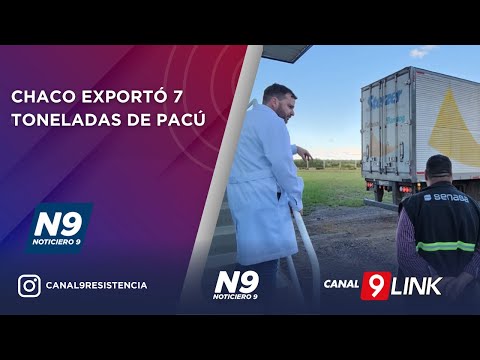 CHACO EXPORTÓ 7 TONELADAS DE PACÚ - NOTICIERO 9
