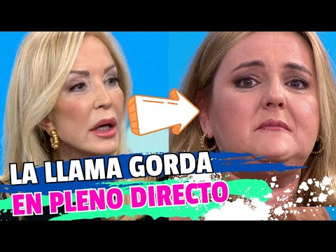 Carmen Lomana LLAMA GORDA a PILAR VIDAL en pleno DIRECTO en el programa ESPEJO PÚBLICO