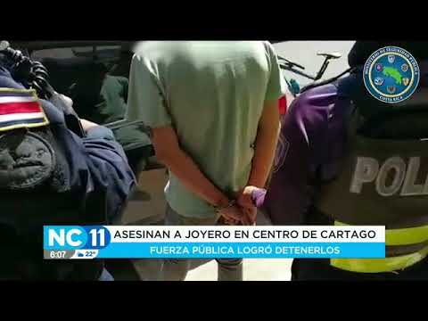 Asesinan a joyero en centro de Cartago