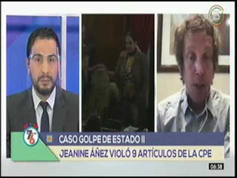 15022022 THOMAS BECKER CASO GOLPE DE ESTADO II, JEANINE ÀÑEZ VIOLÒ 9 ARTÌCULOS DE LA CPE BOLIVIA TV