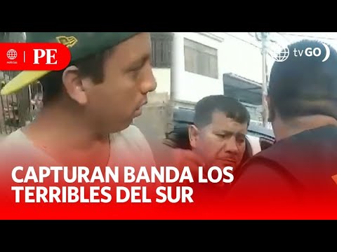 PNP brinda detalles sobre captura de banda Los terribles del sur | Primera Edición | Noticias Perú