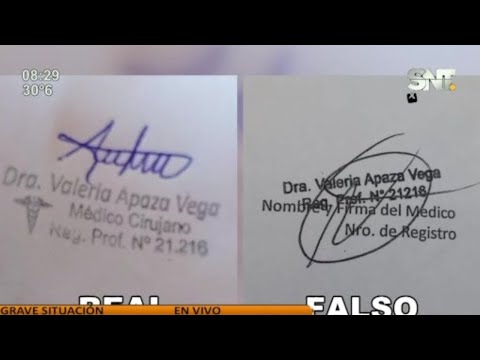 Doctora denuncia la falsificación de su firma