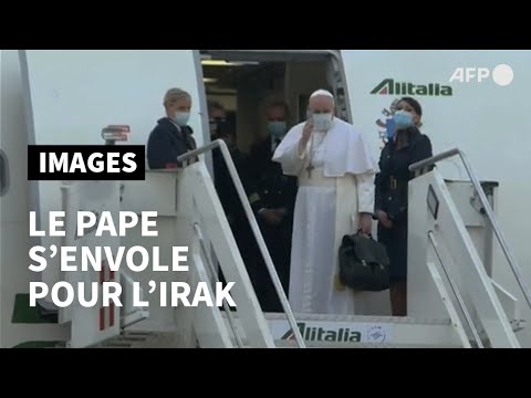 Le pape François s'envole pour une visite historique en Irak | AFP Images
