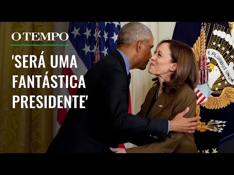 Barack e Michelle Obama declaram apoio a Kamala Harris