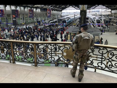 Three people injured in stabbing at Gare de Lyon train station in Paris