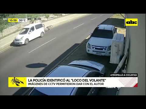 Policía identificó a conductor que atropelló a ciclistas en la Costanera