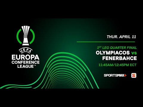 Watch the UEFA Europa Conference  | Olympiacos vs Fenerbahce | Thur. April.11 | on SMax+ and the App