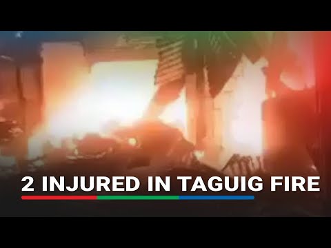 2 injured in Taguig fire | ABS-CBN News