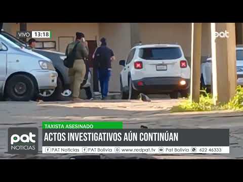 Caso taxista asesinado