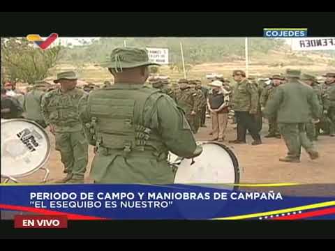 Maduro visita el Campo de Adiestramiento Militar de El Pao en Cojedes