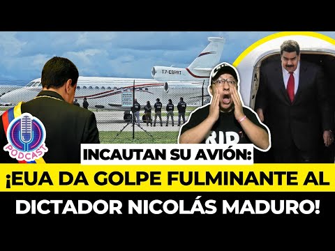 BRUTAL GOLPE a NICOLÁS MADURO: EU INCAUTA el AVIÓN PRESIDENCIAL; envian PRIMER MENSAJE al DICTADOR!!