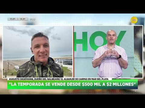 Verano 2024: alquilar una carpa en Mar del Plata costará $30.000 por día - Augusto Digiovanni