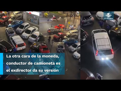 Video revela que valet parking inició agresión contra conductor que chocó autos en Coyoacán