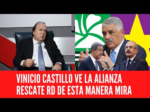 VINICIO CASTILLO VE LA ALIANZA RESCATE RD DE ESTA MANERA MIRA