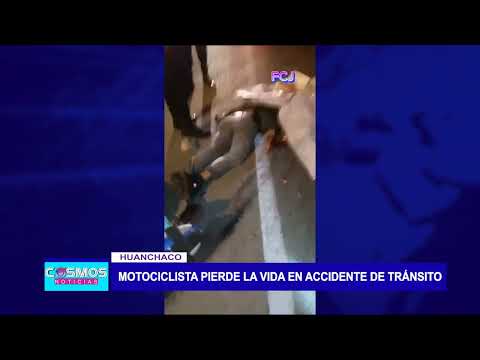 Huanchaco: Motociclista pierde la vida en accidente de tránsito