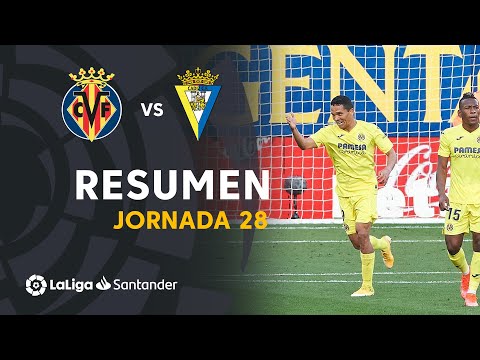 Resumen de Villarreal CF vs Cádiz CF (2-1)