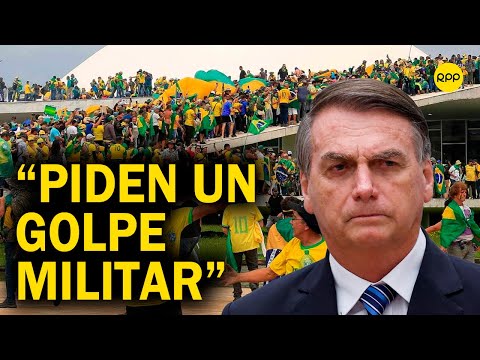 Ataque de seguidores de Jair Bolsonaro en Brasil: Hay gente que pide un golpe militar