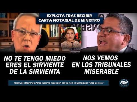 HILDEBRANDT EXPLOTA TRAS RECIBIR CARTA NOTARIAL DE MINISTRO: ERES EL SIRVIENTE DE LA SIRVIENTA