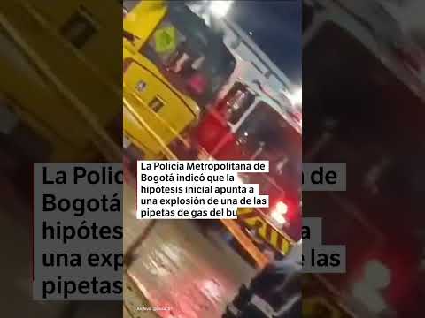 Explosión en patio del SITP en Bogotá dejó dos heridos y siete buses destruidos | El Espectador