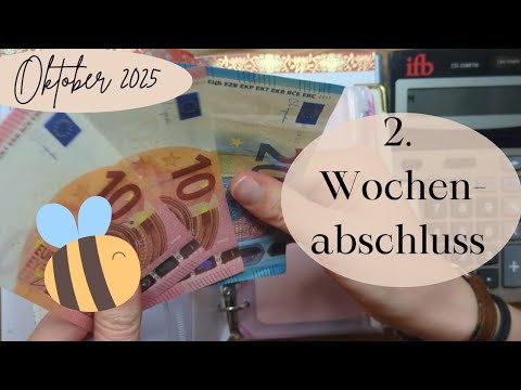 2. Wochenabschluss Oktober l Umschlagmethode l Budget Biene 🐝