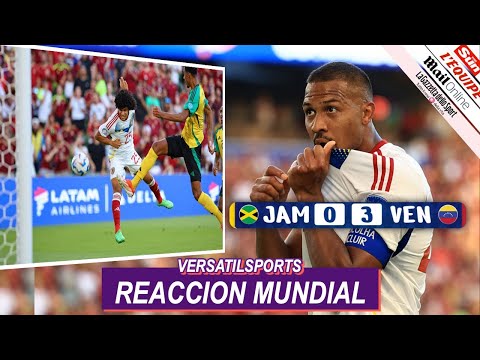 ASI REACCIONA PRENSA MUNDIAL a GOLEADA de VENEZUELA vs JAMAICA COPA AMERICA 2024