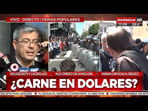 German Martínez: Tenemos el deber de representar a todos loas argentinos afectados por el DNU