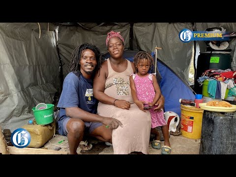 Couple, 3-year-old and another child due live in a tent on the beach