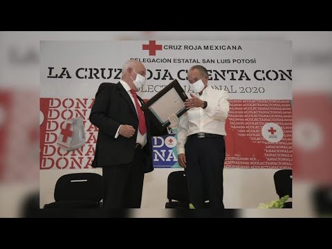 Arranca vía electrónica la Colecta Cruz Roja en San Luis Potosí.