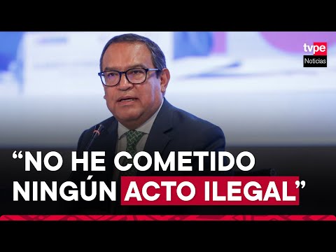 Alberto Otárola indicó que aclarará denuncia en su contra y que no ha cometido ningún acto ilegal