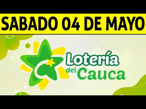 Resultados Lotería del CAUCA del Sábado 4 de Mayo de 2024  PREMIO MAYOR